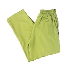 Vintage High Waisted Green Pants